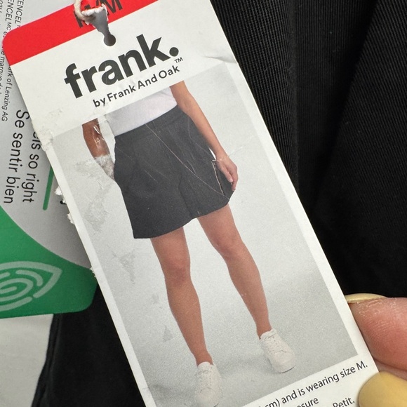 Frank & Oak Tencel Shorts Black - Picture 4 of 8